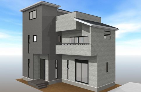 入間市東藤沢7丁目 新築戸建 D号棟 外観パース図