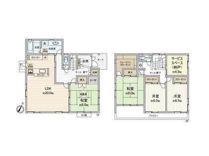 入間市宮寺 戸建 間取図(平面図)