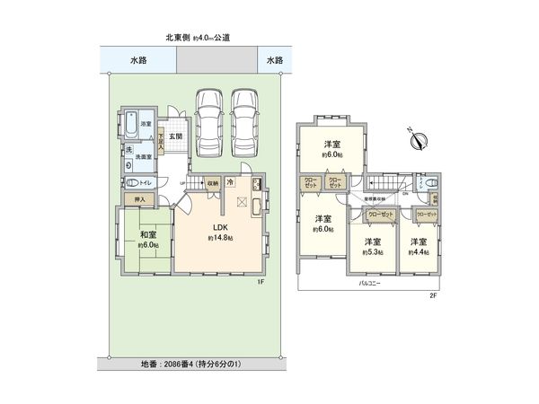 狭山市入間川2丁目 戸建 間取図(平面図) 狭山市入間川2丁目 戸建 間取図(平面図)