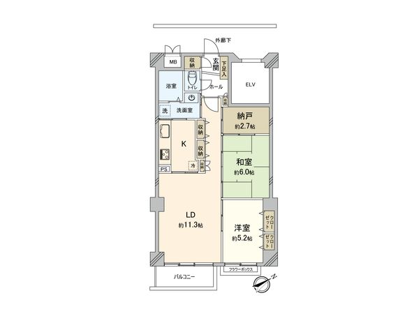 キャッスルマンション入間高倉 間取図(平面図) キャッスルマンション入間高倉 間取図(平面図)