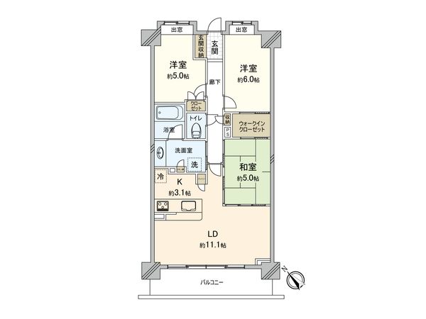 レーベンリヴァーレ入間オフィール 間取図(平面図)
