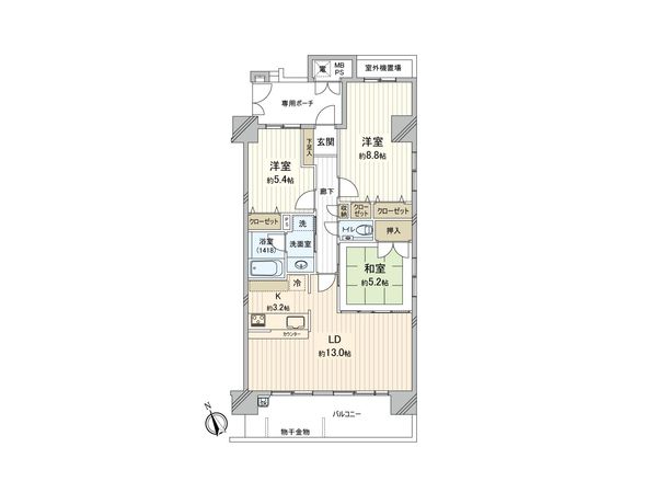 間取図(平面図)