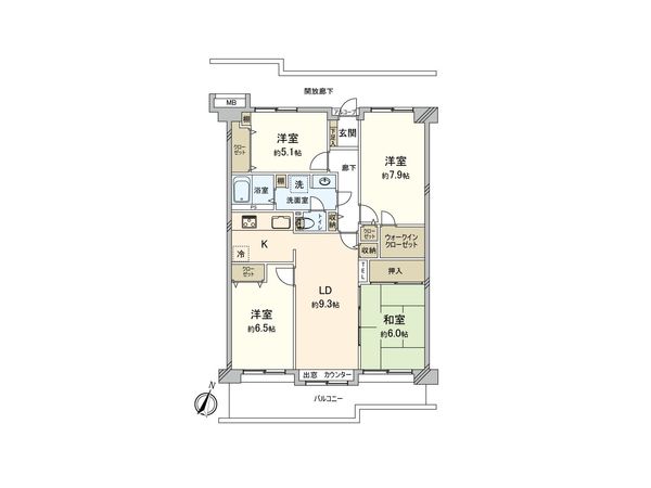 ハイラーク入間 間取図(平面図) 間取図(平面図)