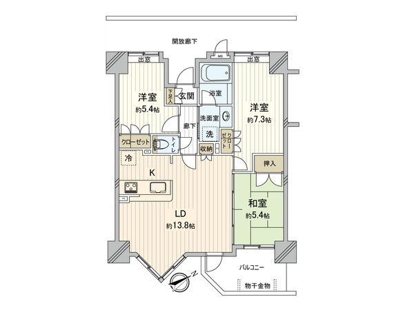 サンクレイドル飯能 間取図(平面図) サンクレイドル飯能 間取図(平面図)