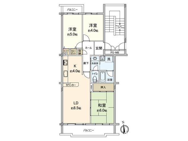 入間駅前プラザ 19号棟 間取図(平面図) 入間駅前プラザ 19号棟 間取図(平面図)
