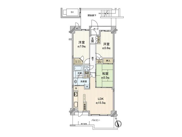 サンクレイドル小手指 間取図(平面図) サンクレイドル小手指 間取図(平面図)
