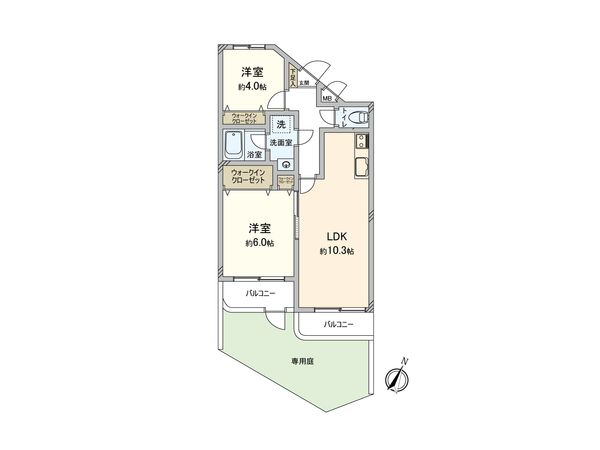 センチュリー稲荷山公園 間取図(平面図)