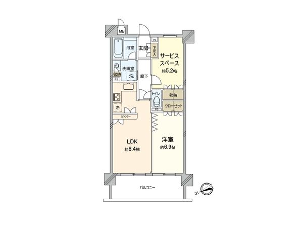 ワイズユウラク入間 間取図(平面図) ワイズユウラク入間 間取図(平面図)