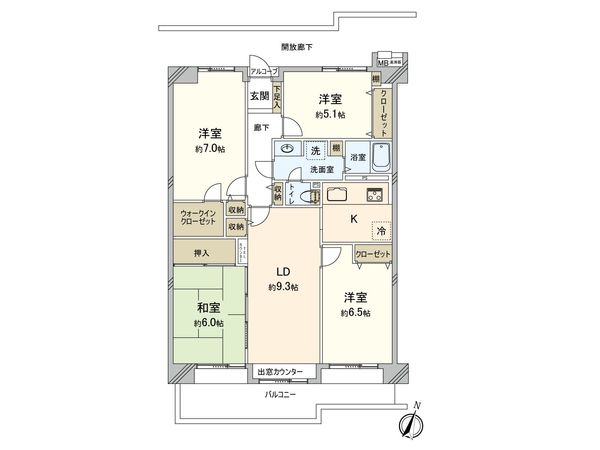 ハイラーク入間 間取図(平面図) ハイラーク入間 間取図(平面図)