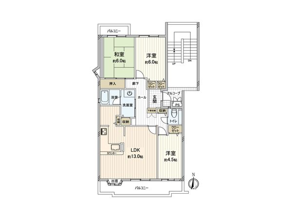 入間駅前プラザ 17号棟 間取図(平面図) 入間駅前プラザ 17号棟 間取図(平面図)
