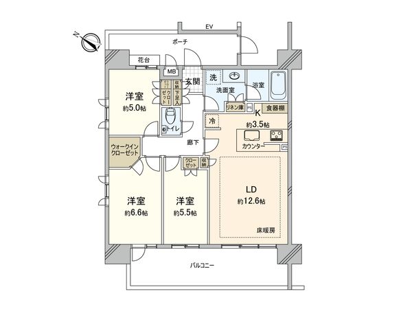 マストレジデンス狭山 間取図(平面図) マストレジデンス狭山 間取図(平面図)