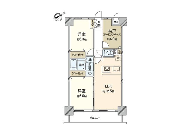 朝日パリオ狭山 間取図(平面図) 朝日パリオ狭山 間取図(平面図)
