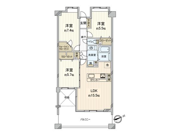 レーベンハイム武蔵藤沢シンフォニアの杜 間取図(平面図) レーベンハイム武蔵藤沢シンフォニアの杜 間取図(平面図)