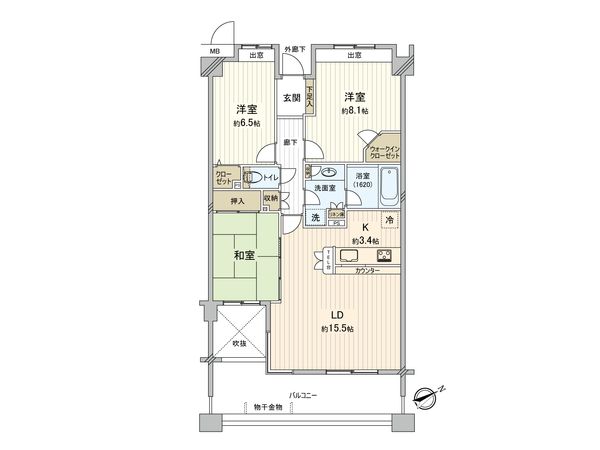 レーベンハイム武蔵藤沢シンフォニアの杜 間取図(平面図) レーベンハイム武蔵藤沢シンフォニアの杜 間取図(平面図)