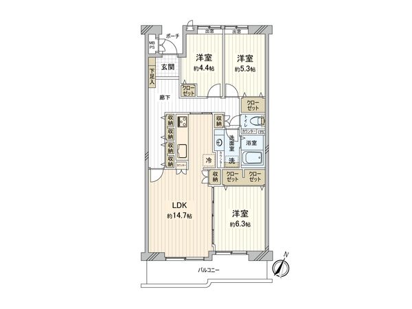 入間駅前プラザ 間取図(平面図) 入間駅前プラザ 間取図(平面図)