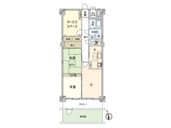 ライオンズマンション武蔵藤沢 間取図(平面図) ライオンズマンション武蔵藤沢 間取図(平面図)