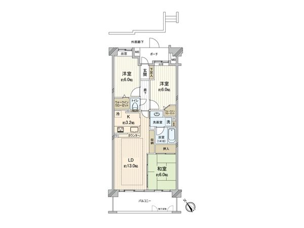 間取図(平面図)