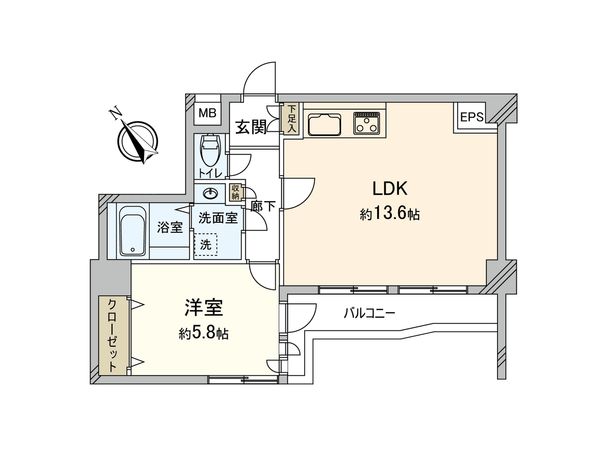 サミタス狭山マンション 間取図(平面図) サミタス狭山マンション 間取図(平面図)