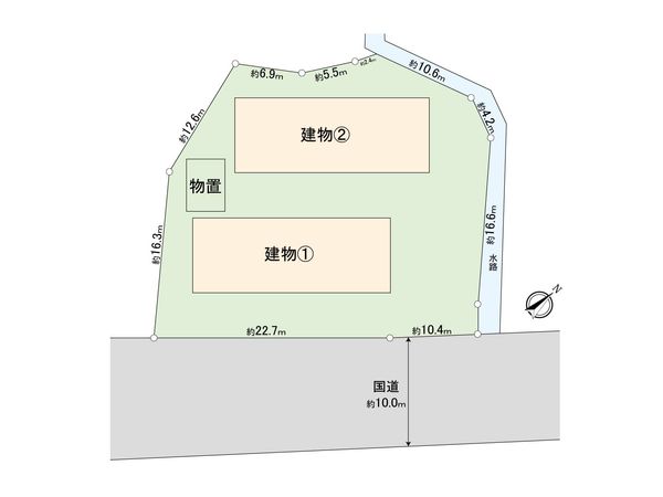 狭山市笹井 寮・社宅・施設 全体区画図