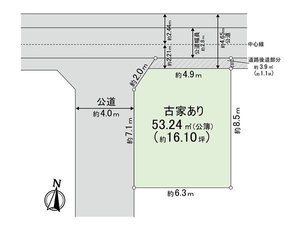 新座市石神1丁目 土地 区画図 新座市石神1丁目 土地 区画図