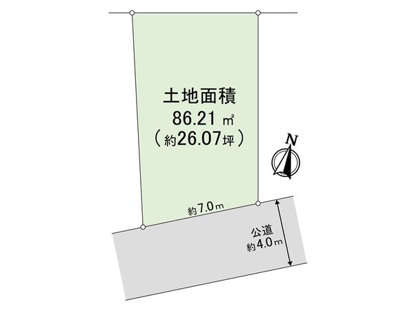東久留米市野火止3丁目 土地 区画図 東久留米市野火止3丁目 土地 区画図