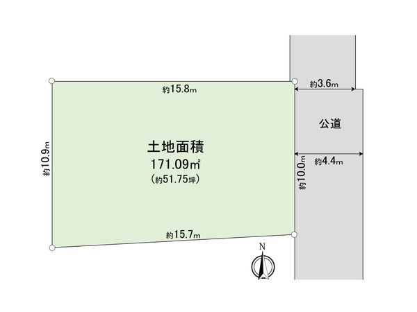 西東京市北町1丁目 土地 土地写真