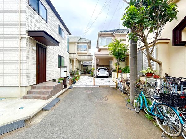新座市野寺5丁目 土地 前面道路含む外観 新座市野寺5丁目 土地 前面道路含む外観