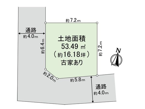新座市新堀2丁目 土地 区画図