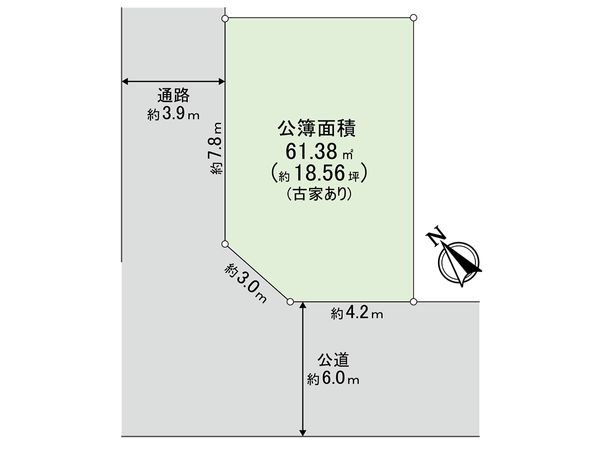 東久留米市下里2丁目 土地 区画図