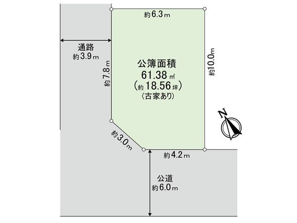 東久留米市下里2丁目 土地 区画図