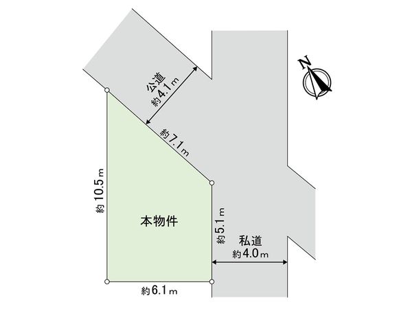 新座市栗原6丁目 土地 区画図 新座市栗原6丁目 土地 区画図