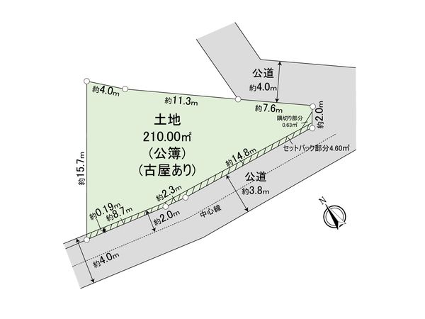 清瀬市元町2丁目 土地 区画図 清瀬市元町2丁目 土地 区画図