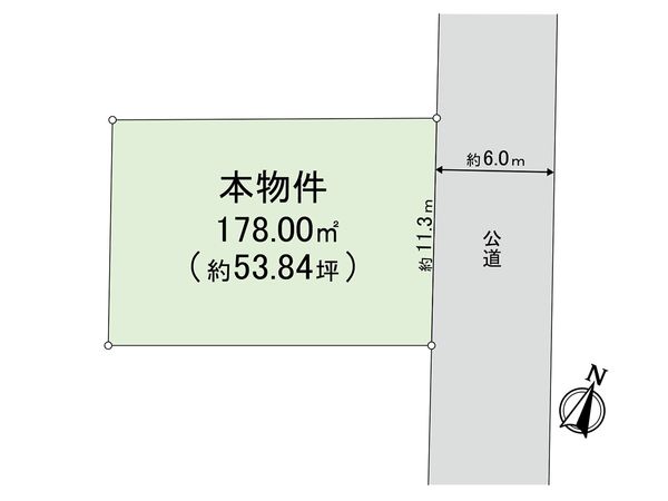 東久留米市氷川台1丁目 土地 区画図