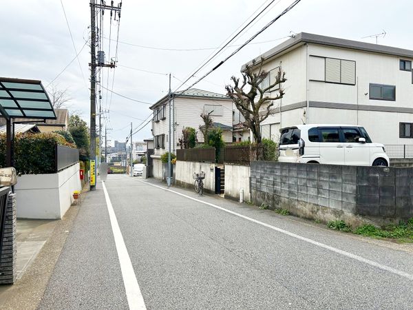 東久留米市氷川台1丁目 土地 前面道路含む外観 東久留米市氷川台1丁目 土地 前面道路含む外観