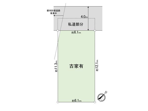 東久留米市本町2丁目 土地 区画図 東久留米市本町2丁目 土地 区画図