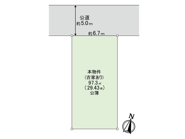 東久留米市八幡町2丁目 土地 区画図 東久留米市八幡町2丁目 土地 区画図