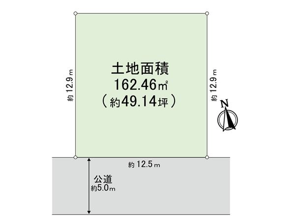 西東京市北町2丁目 土地 区画図