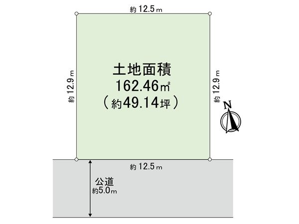 西東京市北町2丁目 土地 区画図