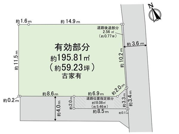 東久留米市浅間町3丁目 土地 区画図 東久留米市浅間町3丁目 土地 区画図