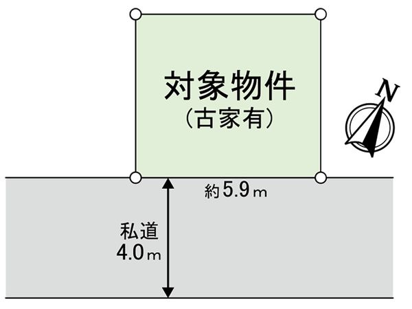 西東京市ひばりが丘北2丁目 土地 区画図