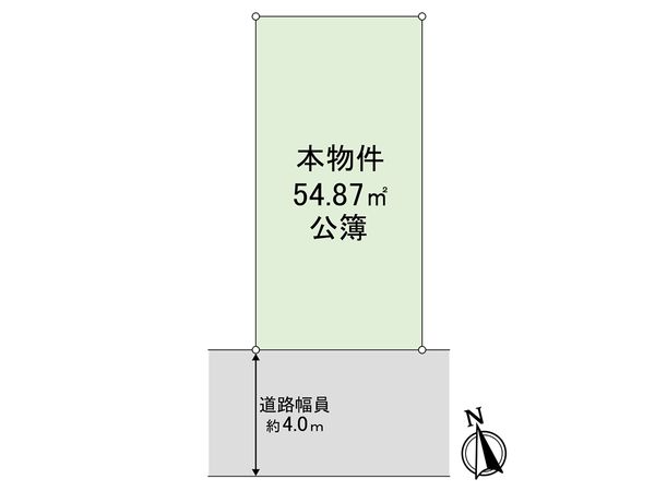 練馬区大泉町2丁目 土地B区画 区画図 練馬区大泉町2丁目 土地B区画 区画図