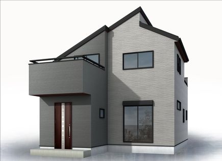 清瀬市中里2丁目 新築戸建1号棟 外観パース図
