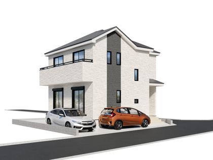 新座市新堀1丁目 新築戸建 外観パース図
