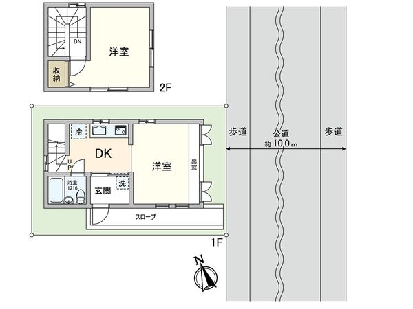 清瀬市中里4丁目 戸建 間取図(平面図) 清瀬市中里4丁目 戸建 間取図(平面図)