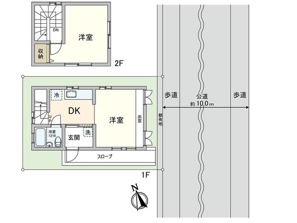 清瀬市中里4丁目 戸建 間取図(平面図)