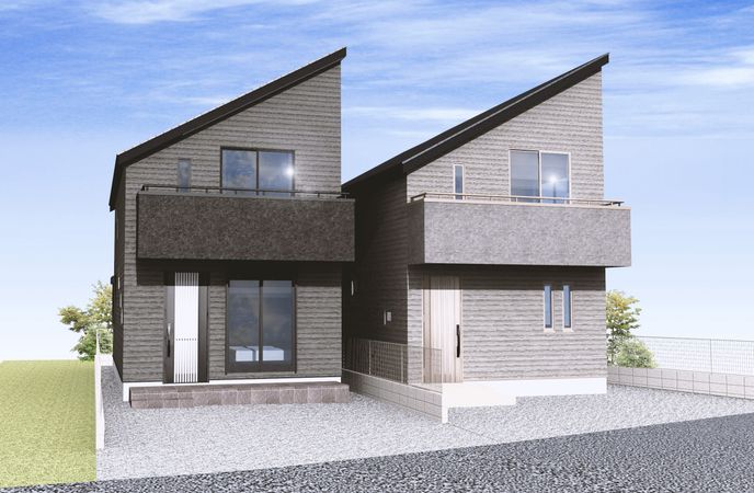 東久留米市氷川台2丁目 新築戸建 1号棟 外観パース図 東久留米市氷川台2丁目 新築戸建 1号棟 外観パース図