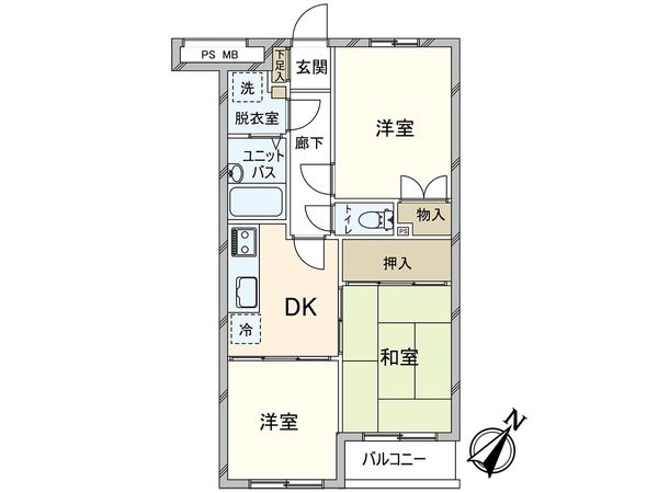 セザール清瀬 間取図(平面図)