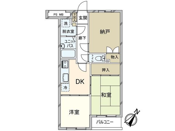 セザール清瀬 間取図(平面図)