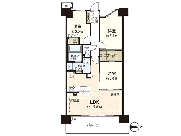 プレミストひばりが丘シーズンビュー 間取図(平面図) プレミストひばりが丘シーズンビュー 間取図(平面図)