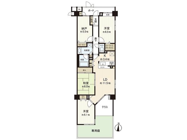 コスモステージひばりヶ丘アミュージア 間取図(平面図)